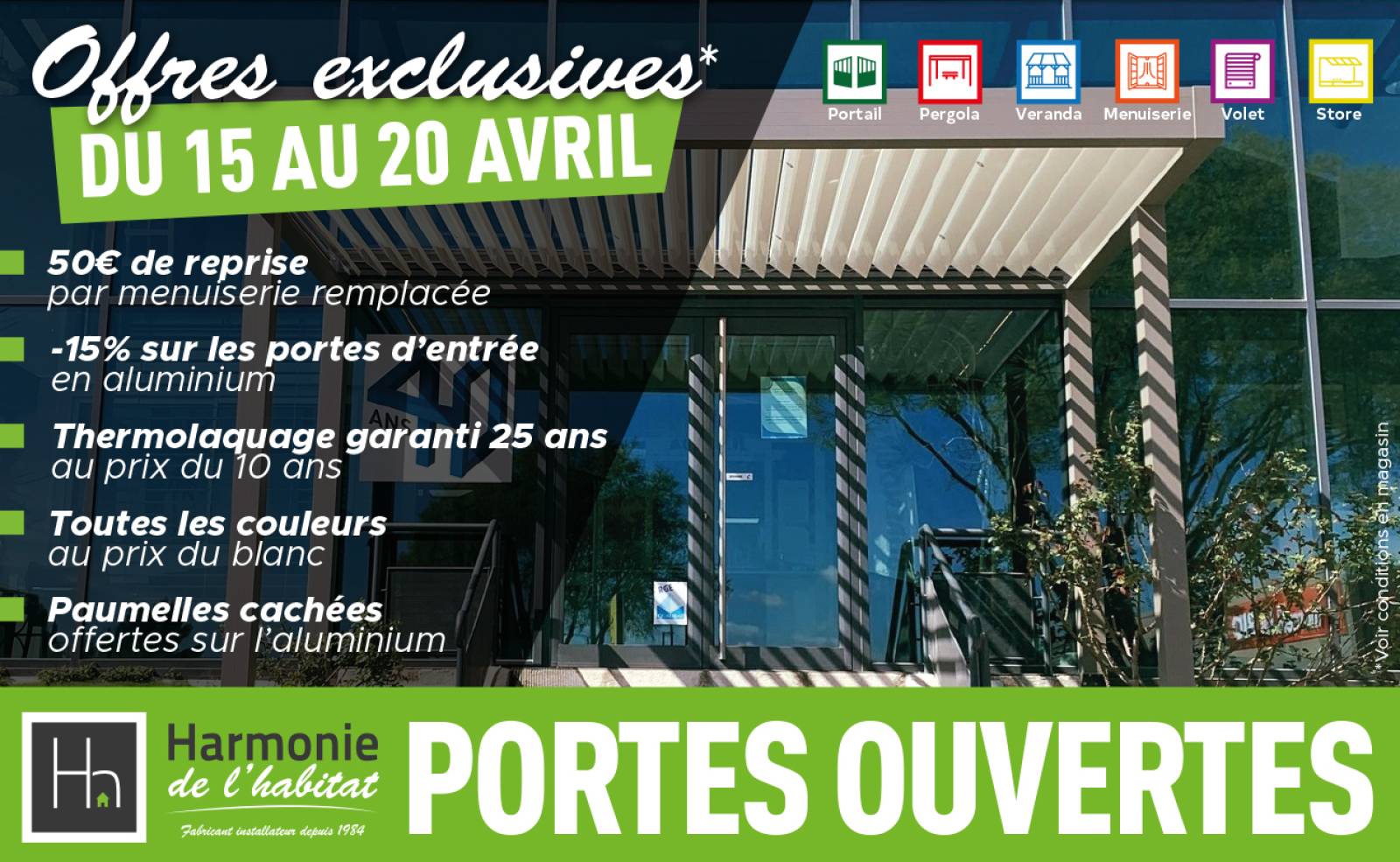Journées Portes Ouvertes du 15 au 20 avril 2024