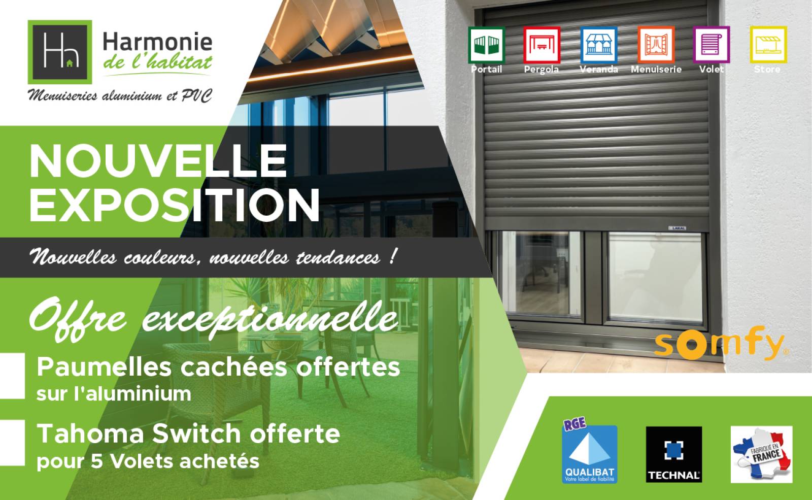 Offre promotionnelle nouveau Hall d'exposition