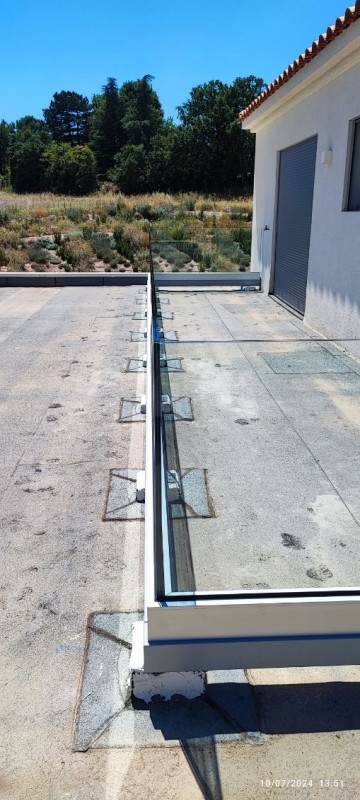 Pose de Garde Corps en verre sur Aix-en-Provence