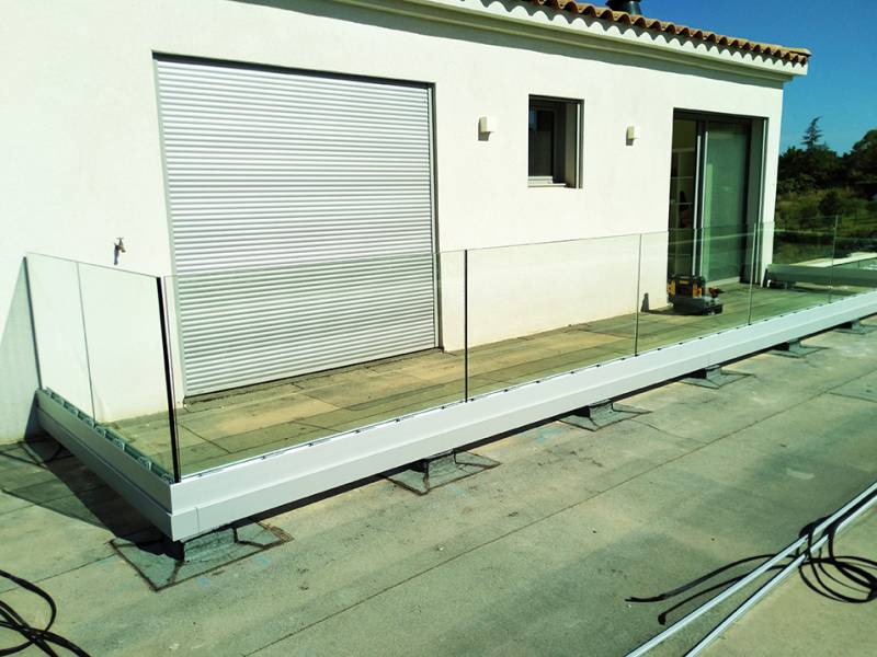 Pose de Garde Corps en verre sur Aix-en-Provence