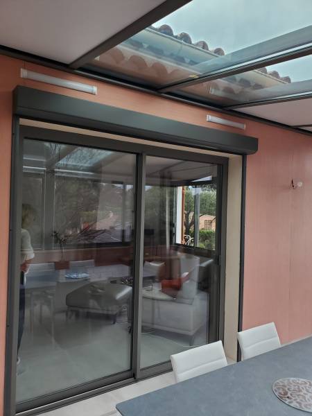 installation de coulissants en aluminuim Technal près des Pennes Mirabeau